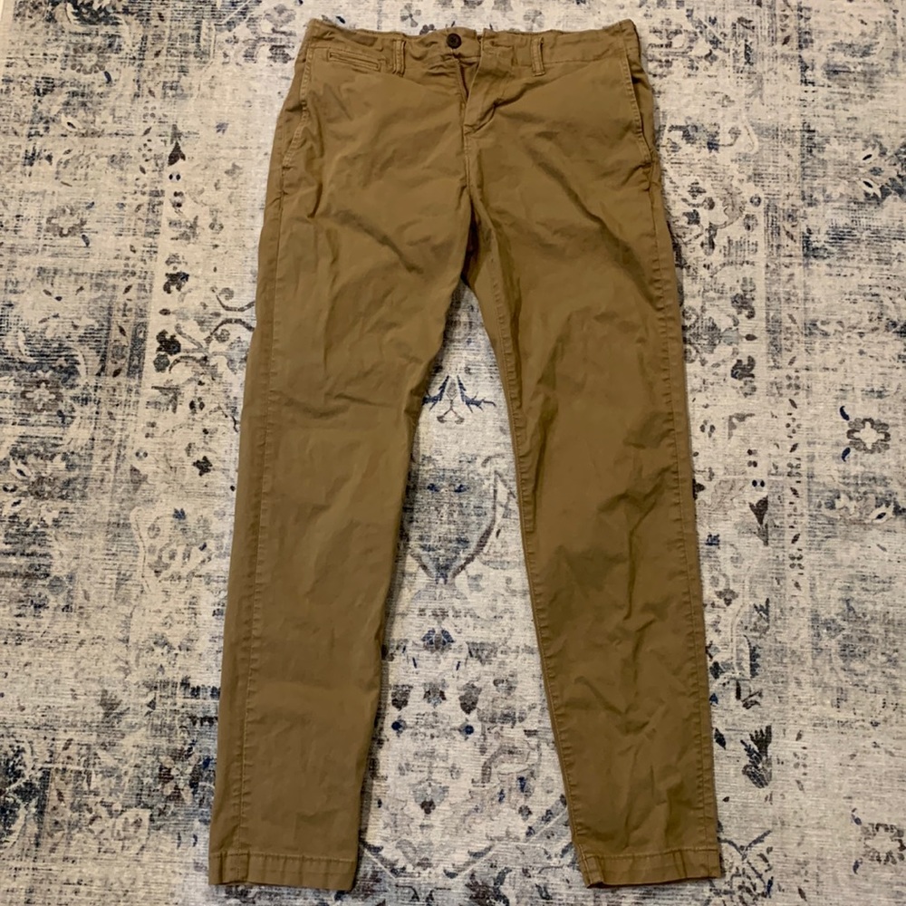 Men’s American Eagle Flex Tan Chino Pants